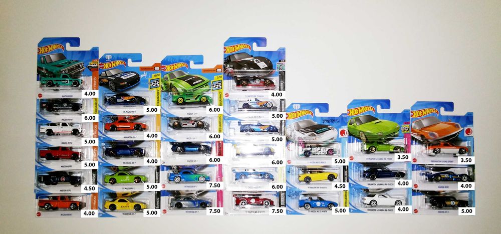 Mazda - Hot Wheels - Matchbox - Majorette - Carros de Coleção 1/64