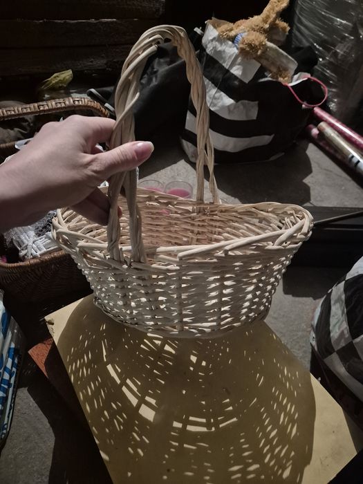 Zestaw koszyków wiklinowych