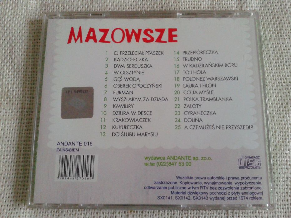 Mazowsze CD