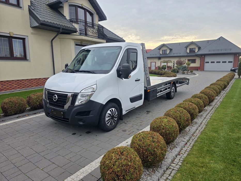 Nissan NV400  Renault Master Ładny Stan AUTOLAWETA Stalowo-Aluminiowa.