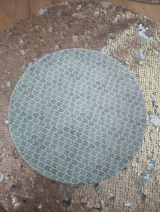 Talerze deserowe actuel szaro-białe 19 cm 6 szt