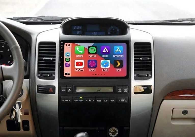 Auto Radio Toyota Prado 120 Android 2Din Ano 2004 até 2009