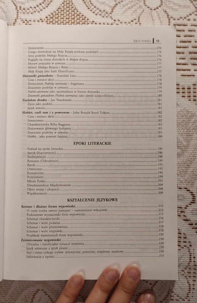 Streszczenia lektur Ściąga + repetytorium z polskiego i matematyki