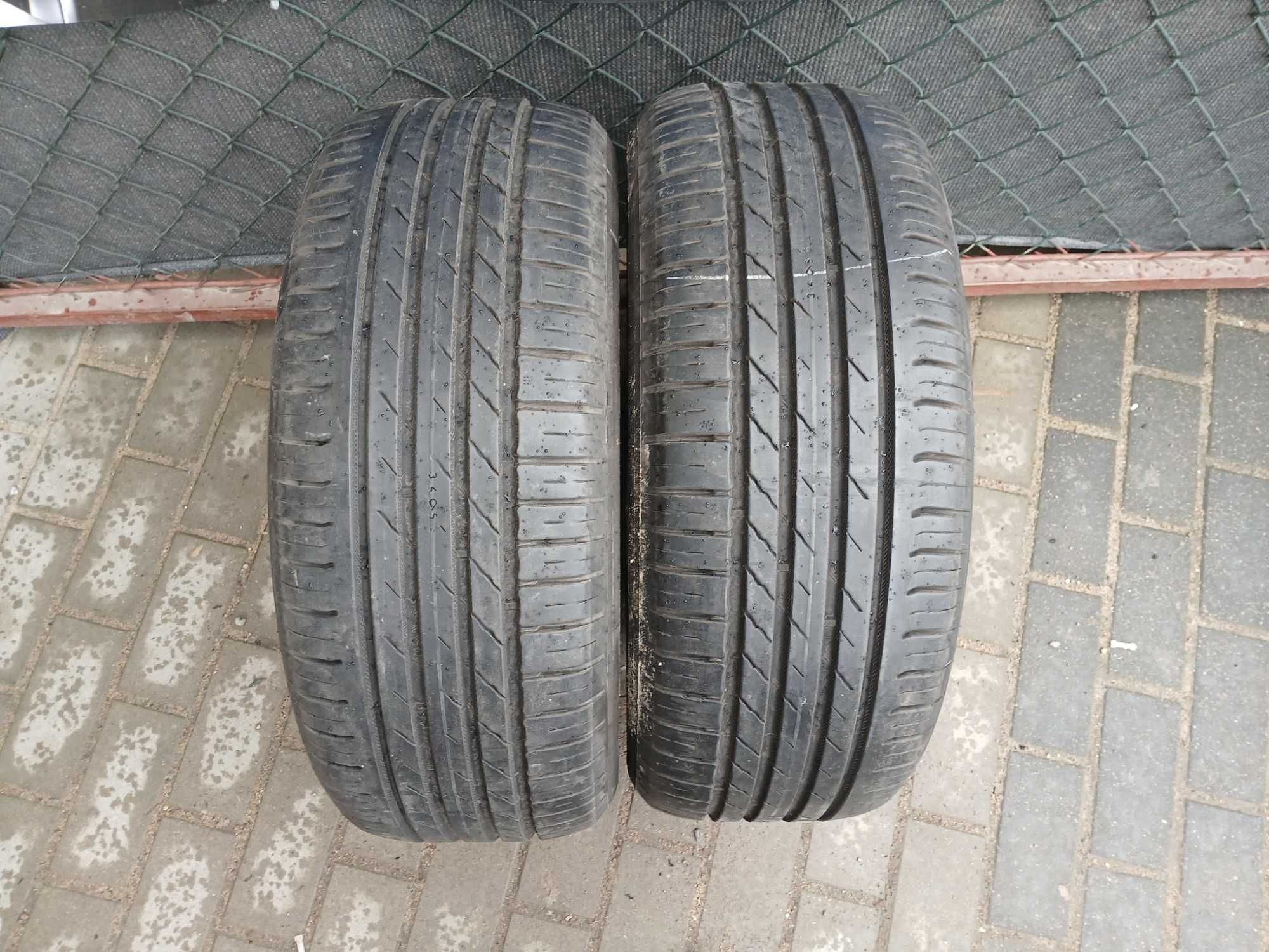 2x używane opony letnie 205/55 R16 Nokian 2021r Gwarancja Montaż