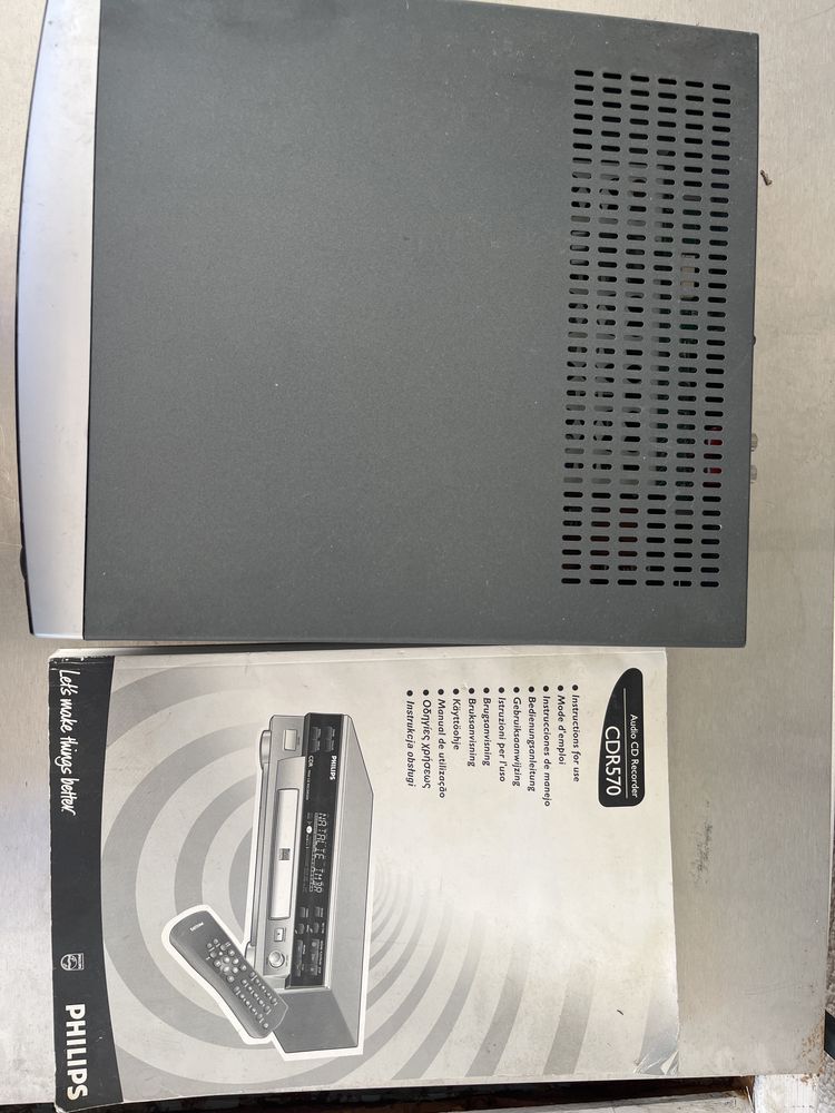 Gravador de cd philips