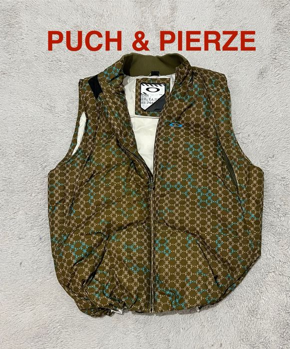 Oakley r. XL meska puchowa kamizelka brazowa khaki turkusowa