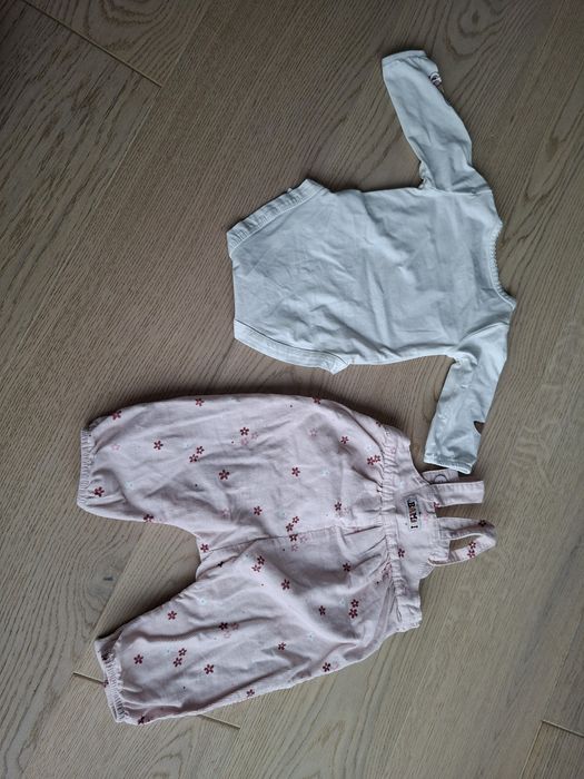 Śliczny komplecik body plus pajacyk Cool Club 62