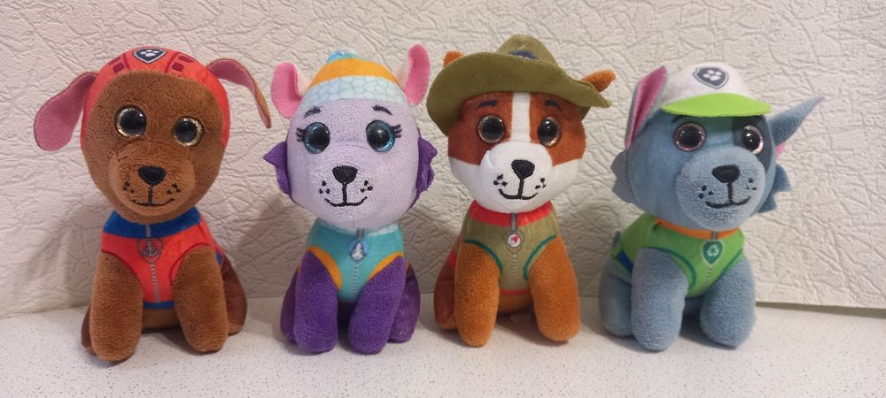 Брелки Зума,Эверест,Трекер,Рокки Щенячий патруль