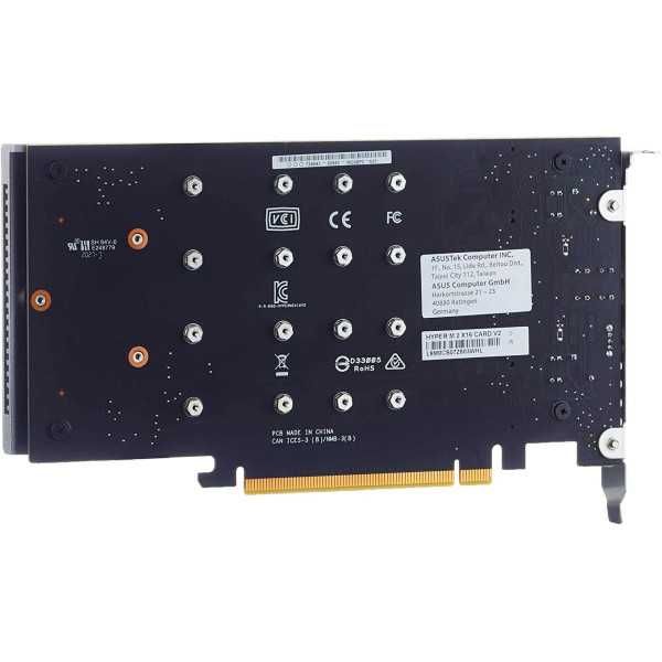 Адаптер Asus HYPER M.2 X16 CARD V2 4x M.2 NVMe to PCIe Adapter