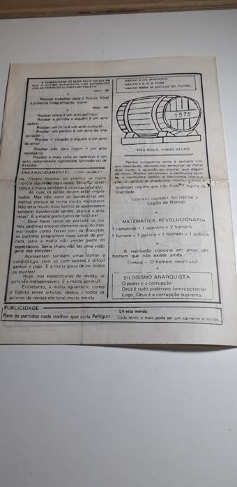 MERDA, Revista Não Periódica, 1° Número (RARO)