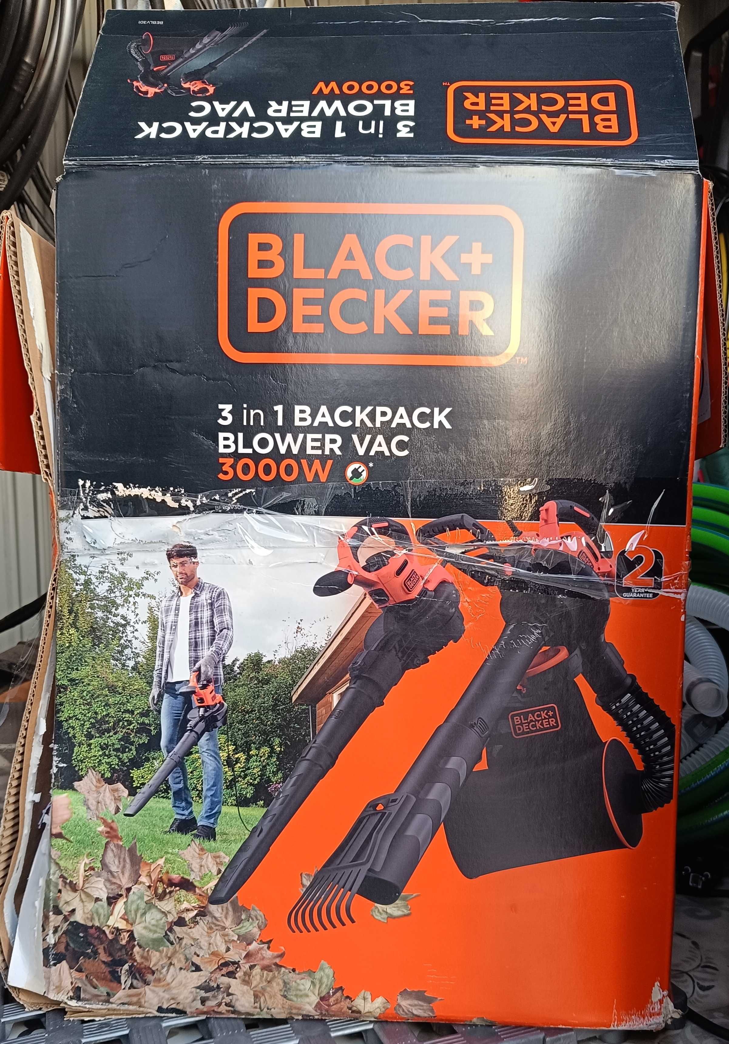 Soprador, aspirador Black and Decker