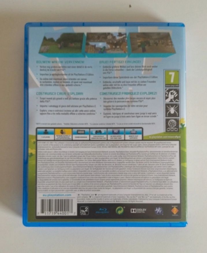 Jogo Minecraft ps4