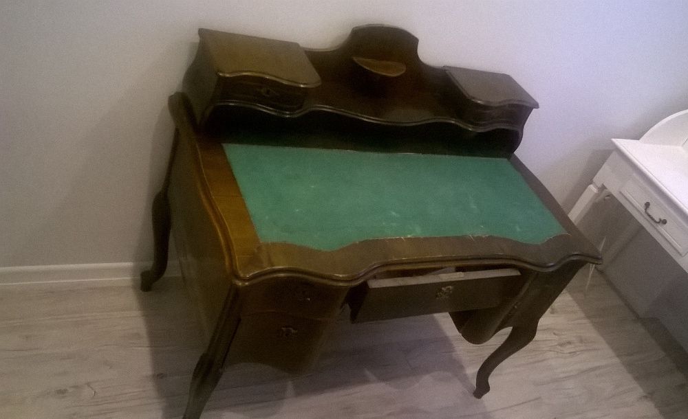 zabytkowe biurko Ludwik męskie stare biurko