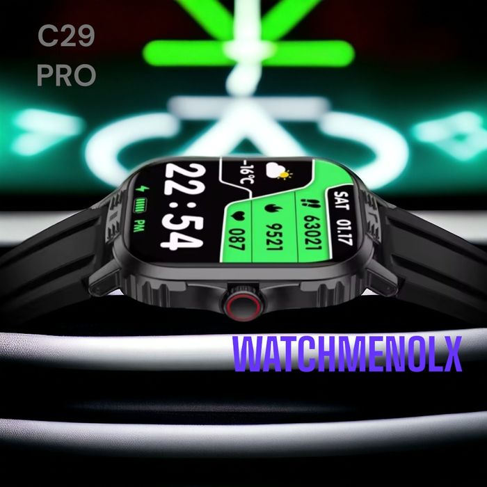 Zegarek C29 PRO z wyświetlaczem LCD IP65