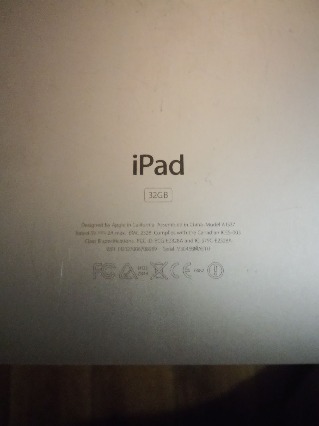 iPad model A1337 32G