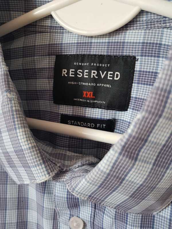 Koszula męska w kratę Reserved XXL regular