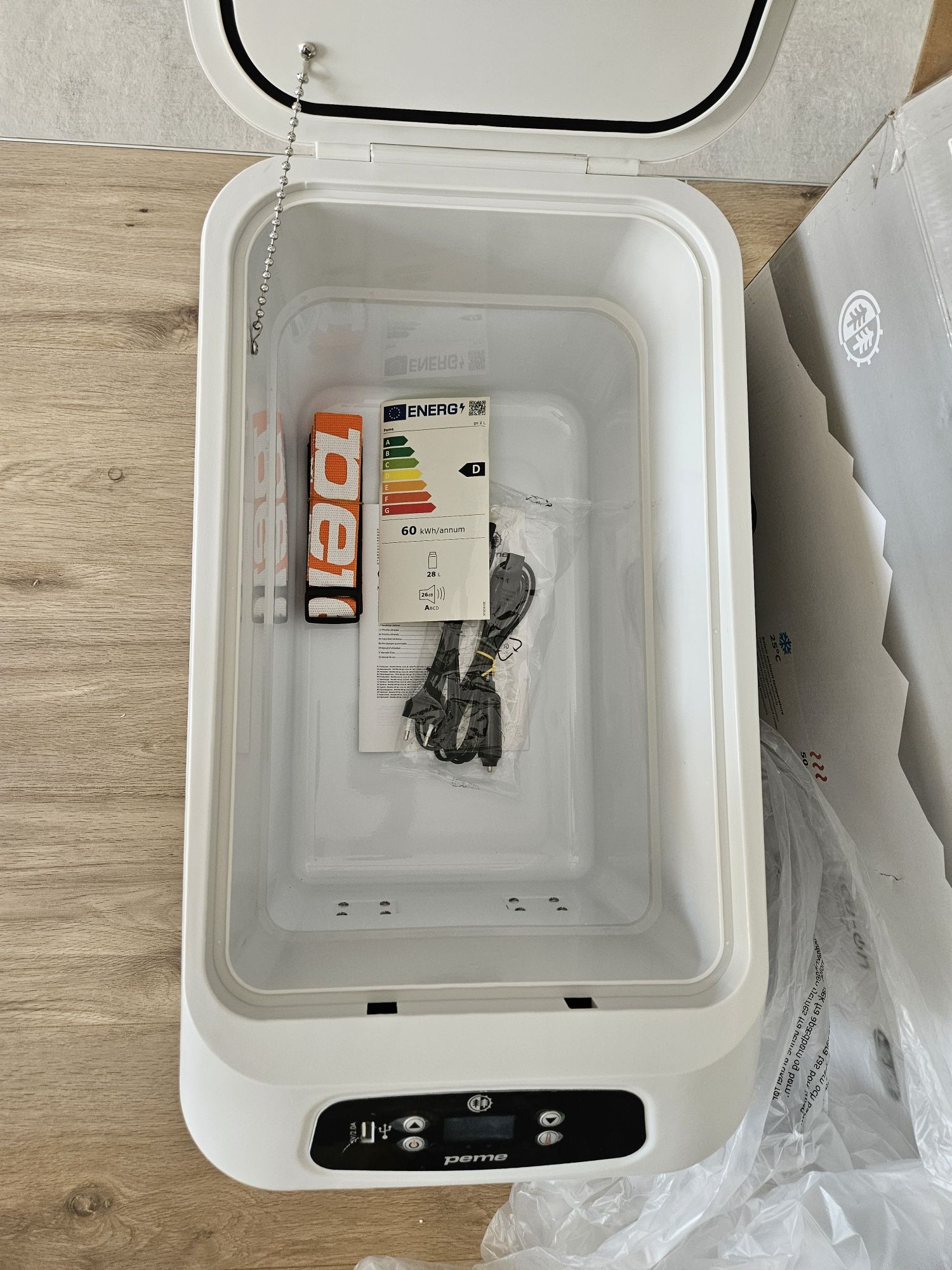 Lodówka turystyczna Peme Ice-on iOG-30L Adventure Orange + pasek na ra