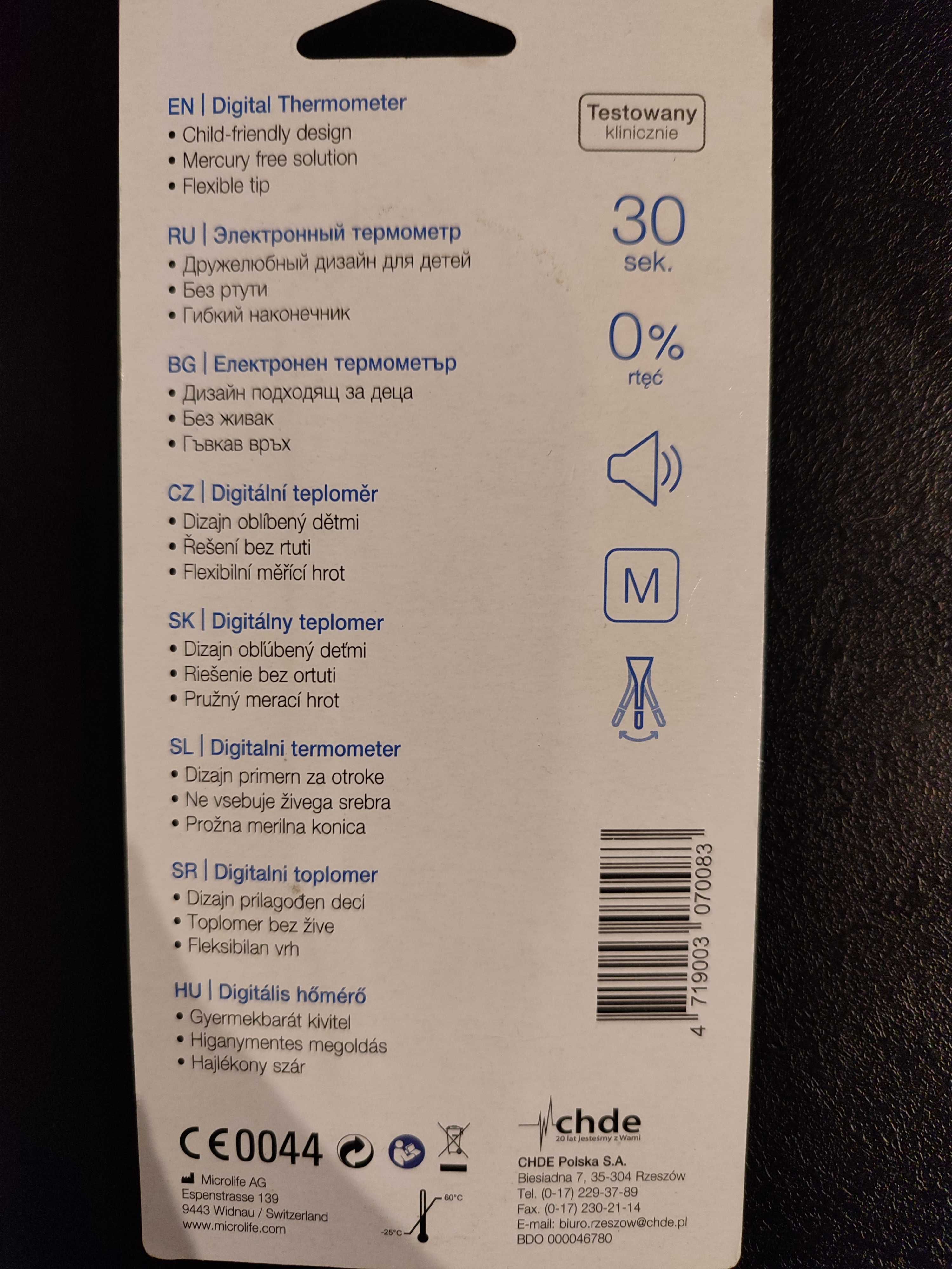 Nowy termometr dla dzieci kaczka elektroniczny