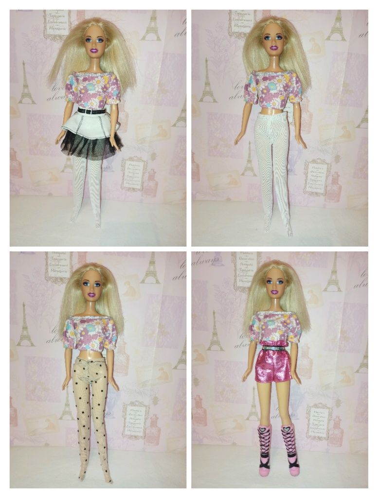 Стильная одежда для Барби, Bratz, Winx