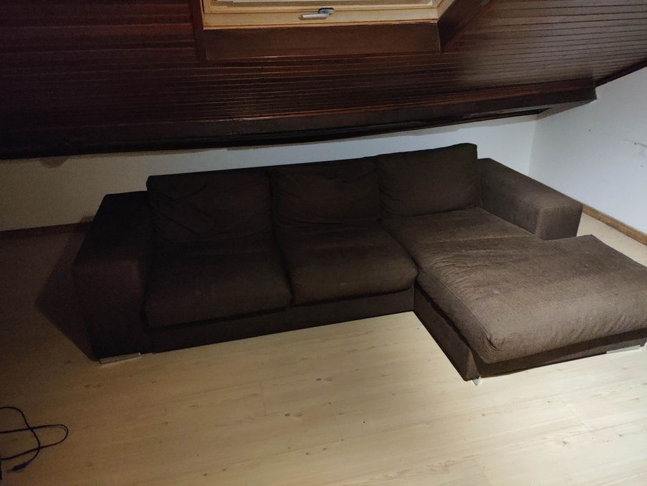 Sofá Bo concept com chaise longue em ótimo estado