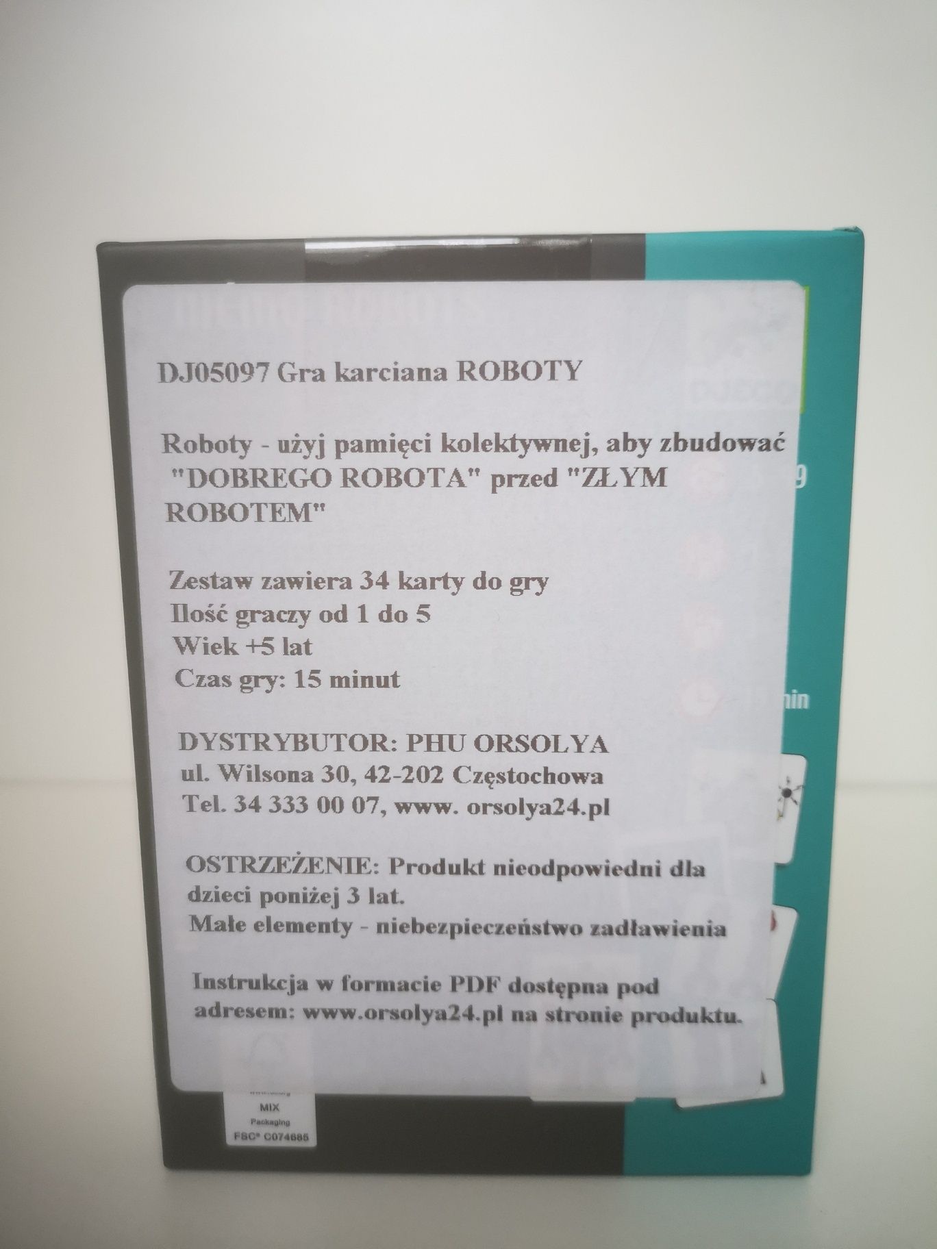 Djeco Gra Karciana Roboty