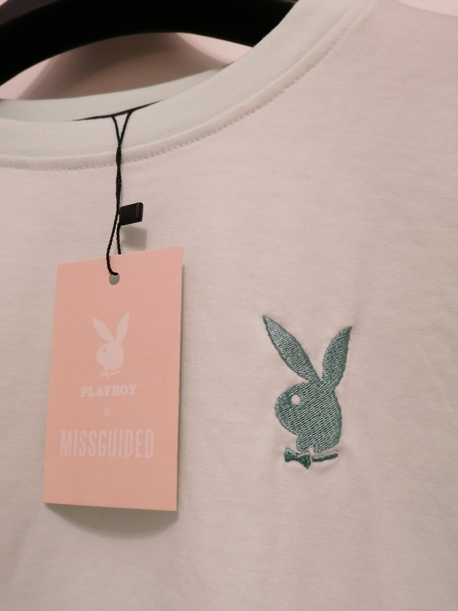 Nowy t-shirt oversize playboy missquided