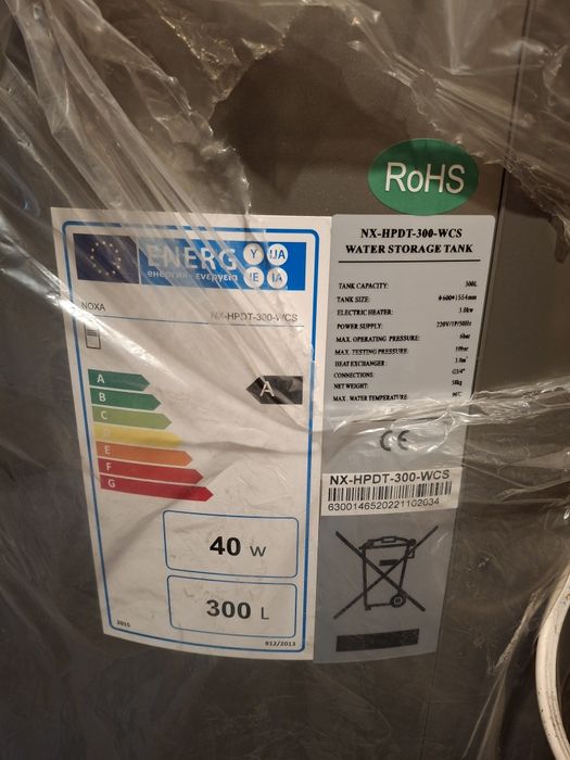 Zbiornik na wodę Noxa Volcano Plus 300L