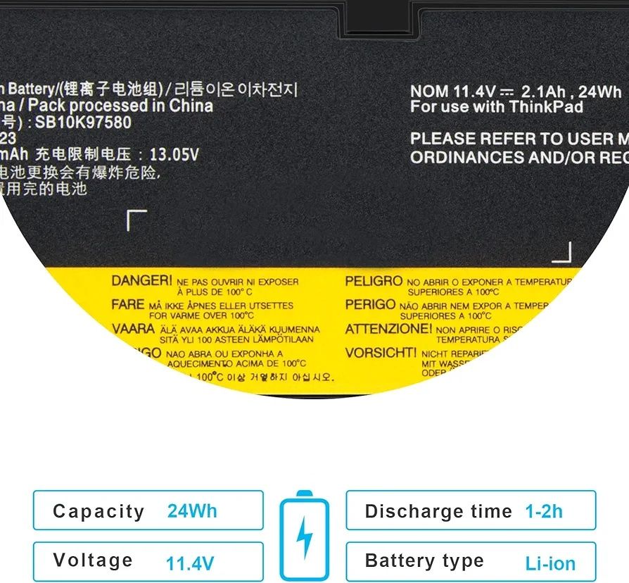 Bateria ASUNCELL 24Wh 2110mAh 01AV423 do laptopa Lenovo