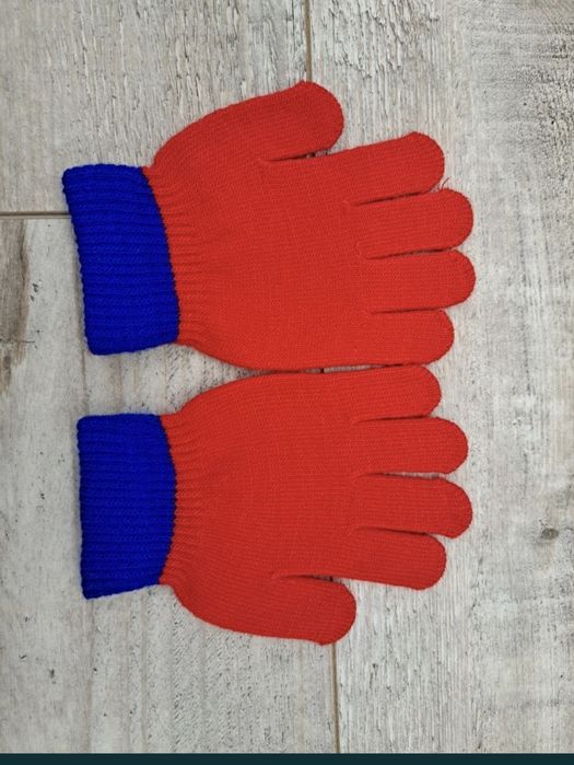 Rękawiczki dziecięce Spider-Man - 2 pary - czerwone, niebieskie