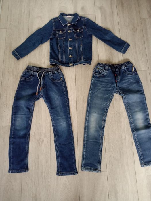 Ładne ciuszki dla chłopca 134/140