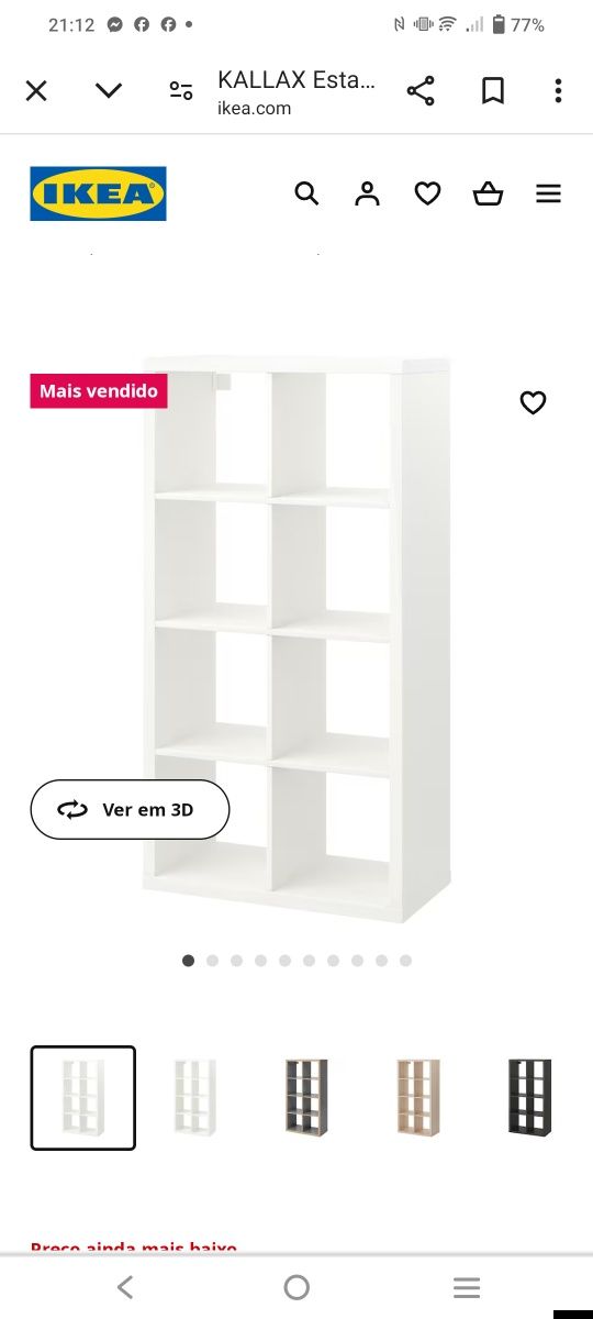 Estantes Kallax Ikea