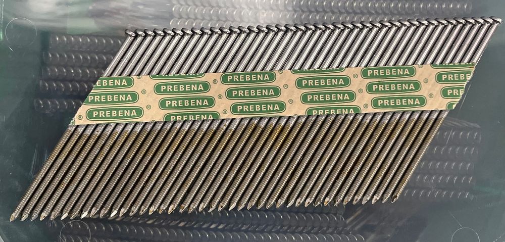 Цвяхи для нейлера PREBENA 2,8*50 3,1*80 3,1*90 з насічками