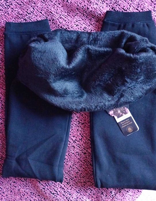 Лосини на вагітну, лосини великого розміру, чорні теплі лосини