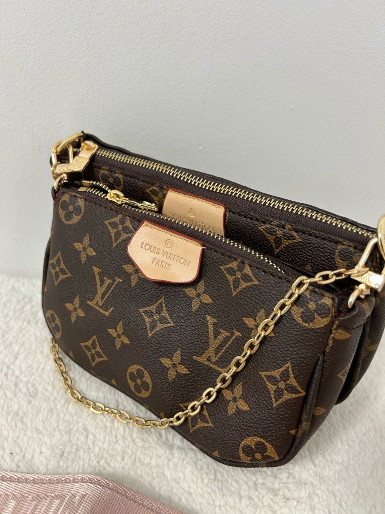 Torebka listonoszka skórzana Louis Vuitton Multi Pochette Premium