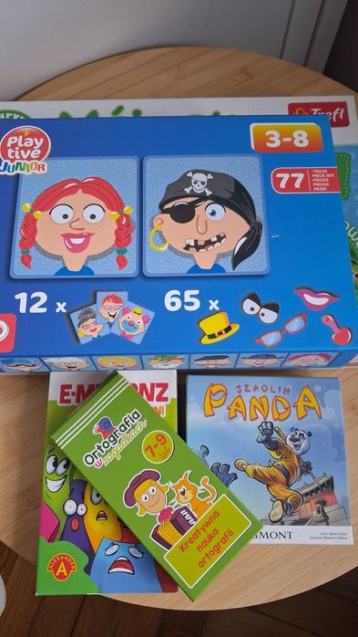 Gry planszowe do nauki i zabawy dla dzieci.