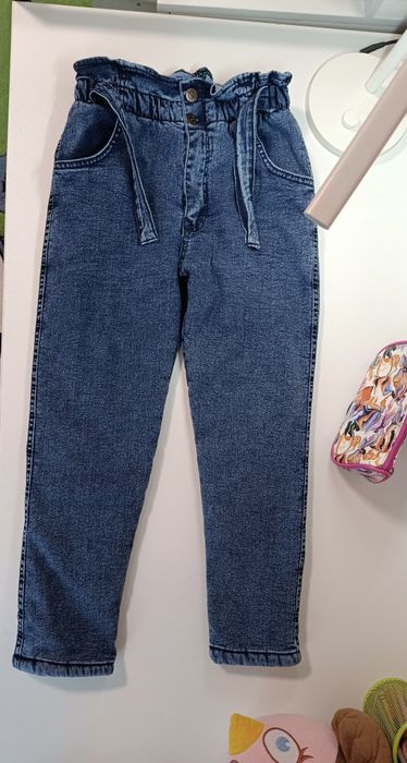 Джинсы махровые на девочку 9-11лет