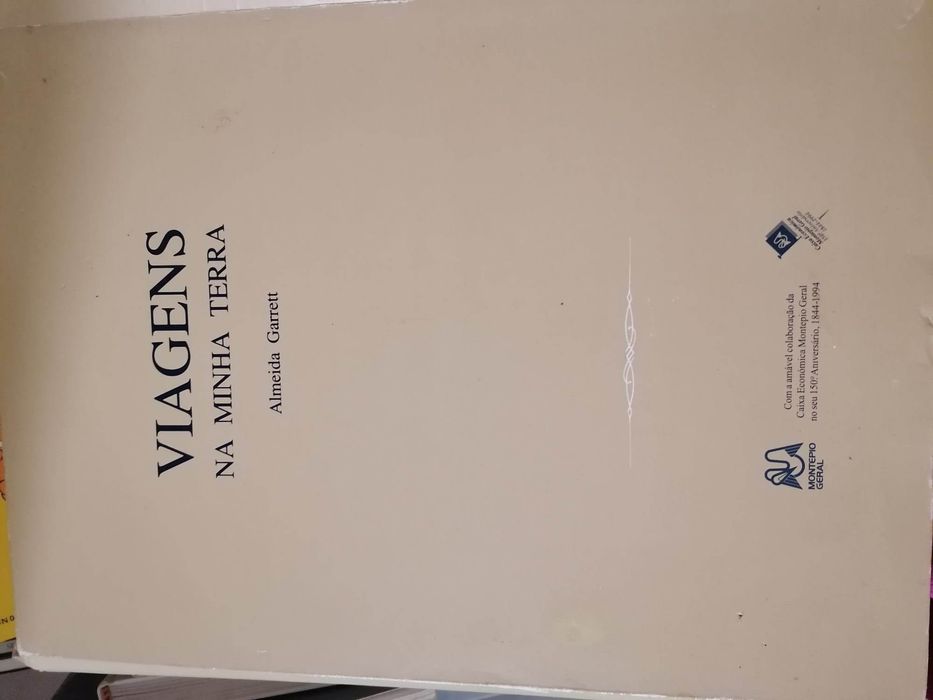 Livros "Viagens da Minha Terra" de Almeida Garret (Vol. I, II e III)
