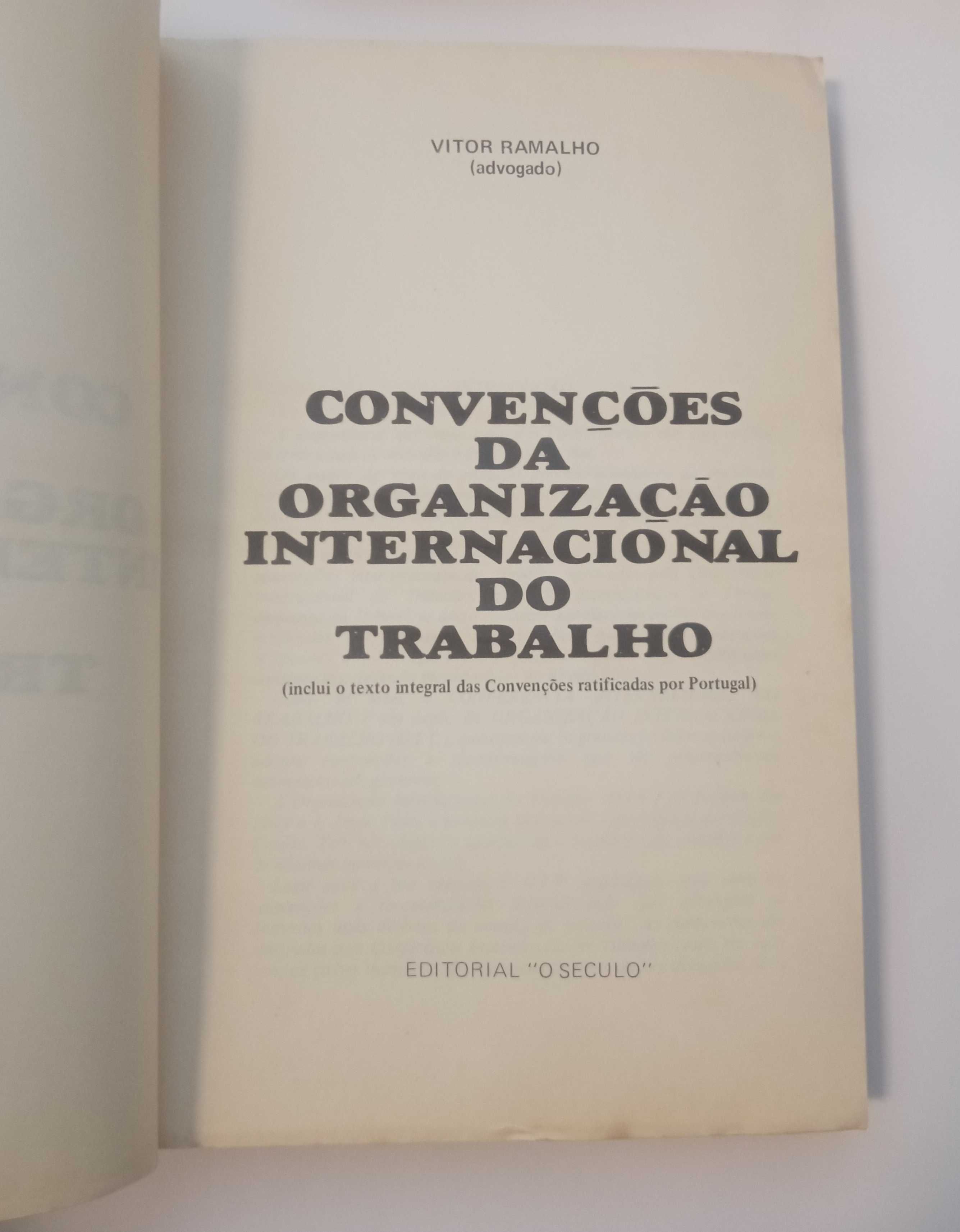 Convenções da Organização Internacional do Trabalho, de Vítor Ramalho