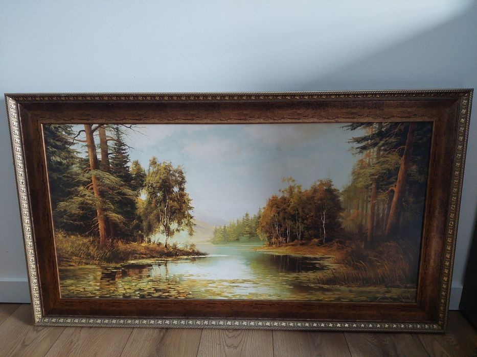 Obraz leśna sceneria