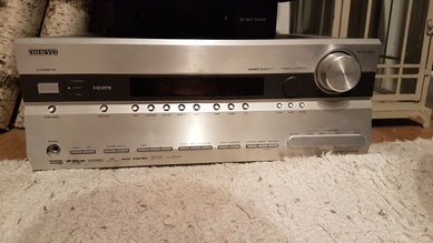 Kino domowe Amplituner Onkyo TX-SR605 głośniki Klipsh Synergy F1