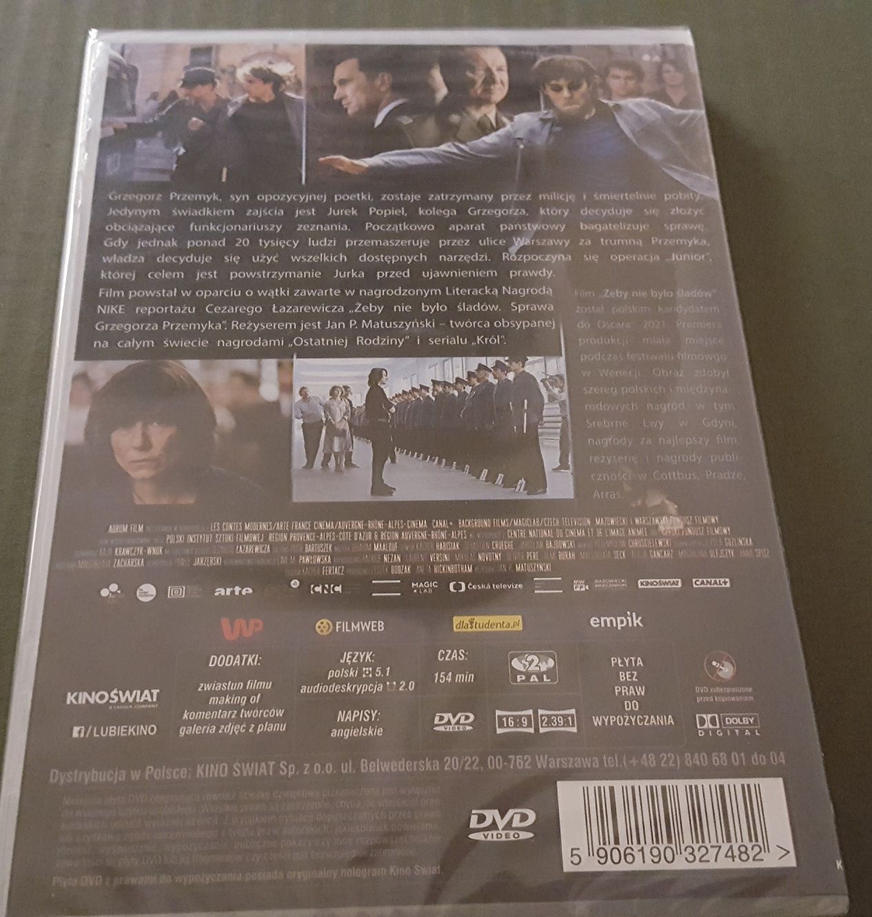 Żeby nie było śladów DVD nowe w folii Matuszyński Ziętek