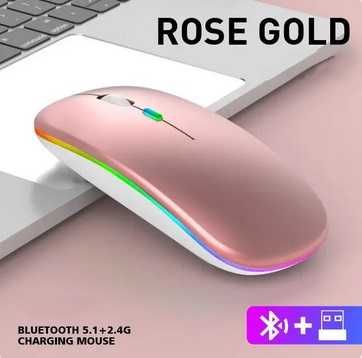 Bezprzewodowa Mysz myszka Bluetooth 2.4G RGB USB Bluetooth komputera