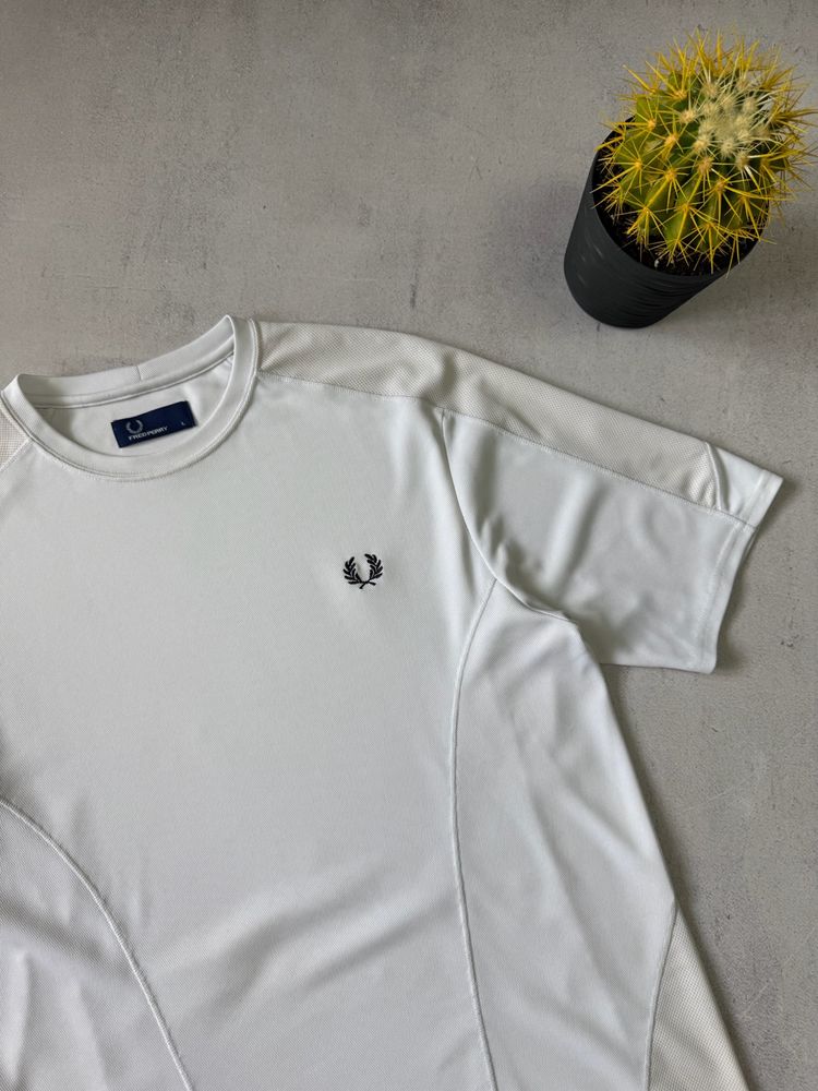 Футболка біла чоловіча Fred Perry оригінал преміальна спортивна