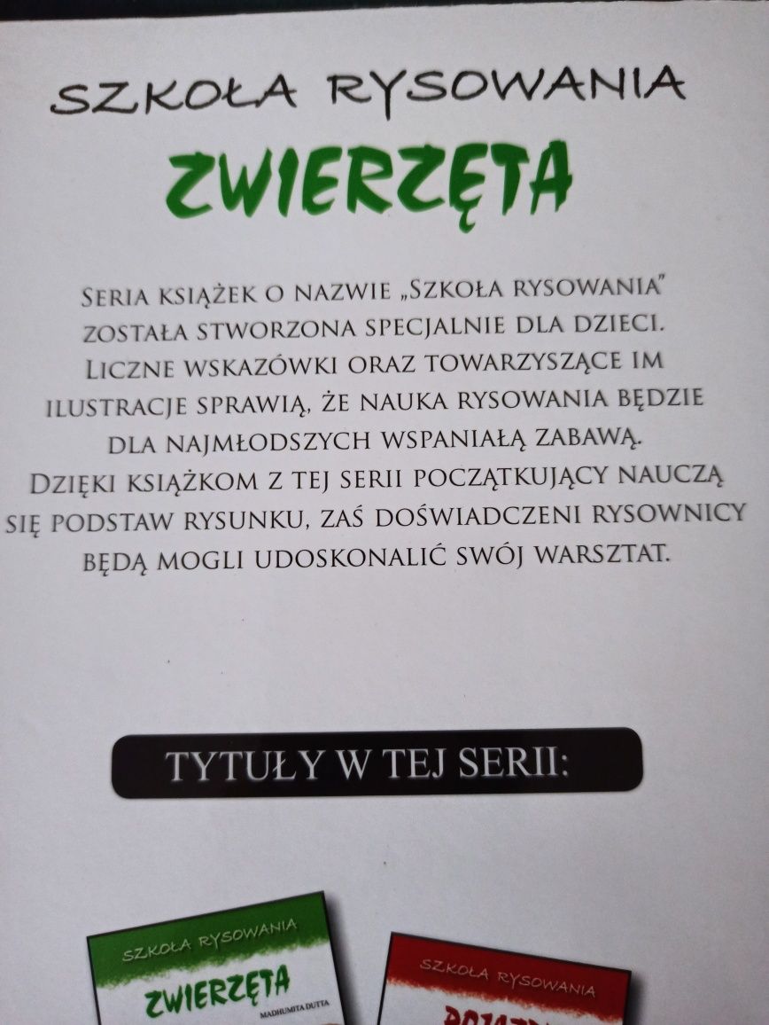 Książka Szkoła rysowania Zwierzęta