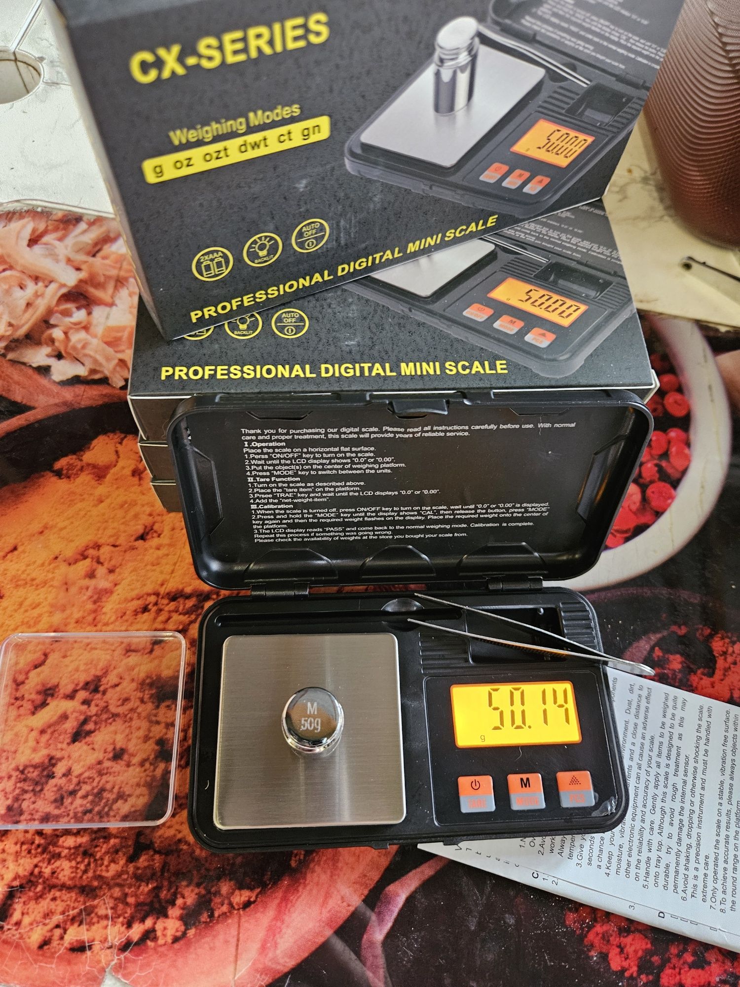 Waga elektroniczna cyfrowa kieszonkowa  premium  jubilerska