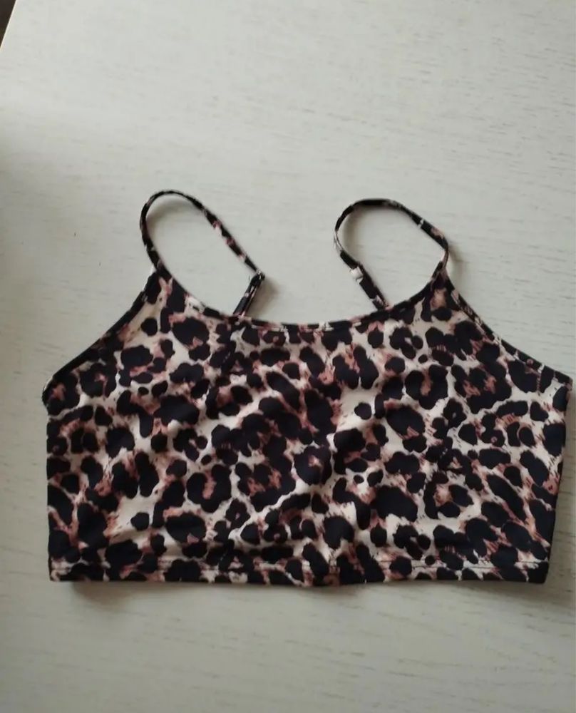 Crop Top leopardo (M)