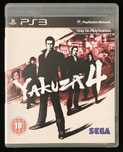 Yakuza 4 Unikat na PS3 po angielsku Komplet w BDB stanie