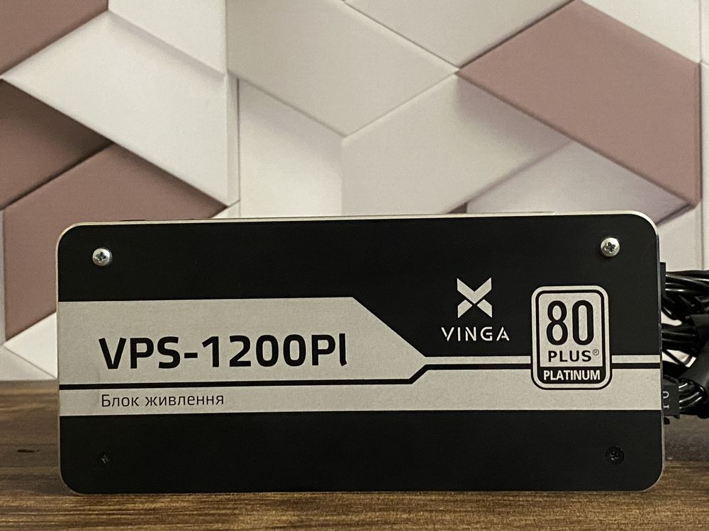 Блок питания vinga vps-1200pl, 80 PLUS Platinum, Топ, Гарантия!