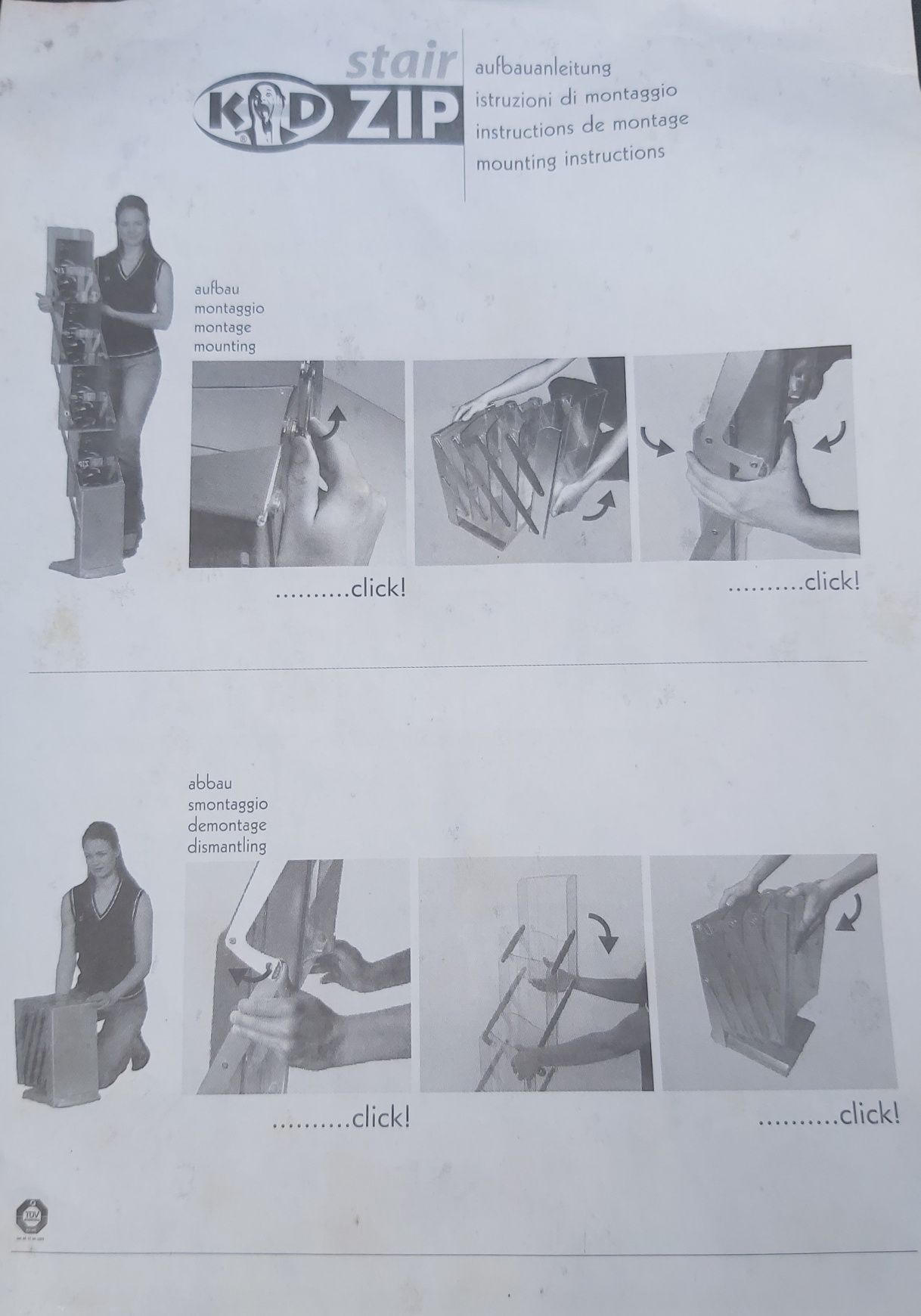 Stojak na broszury prospekty A4 targi reklama