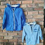 Kurtka wiatrówka jesienna niebieska bluza dresowa jak H&M 110 116